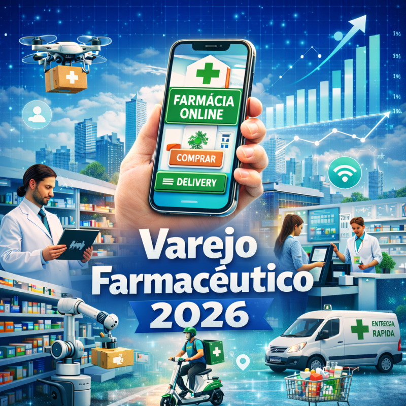 Varejo farmacêutico alcança R$ 240 bilhões em 2025 e amplia aposta na digitalização para 2026.