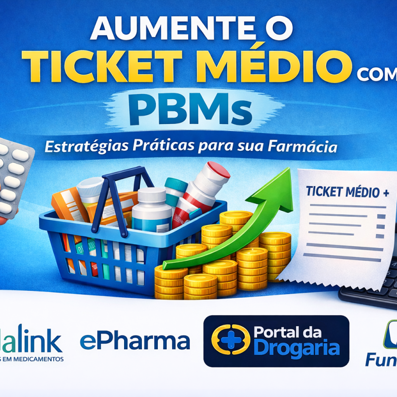 Aumente o ticket médio com PBMs: estratégias práticas para sua farmácia.